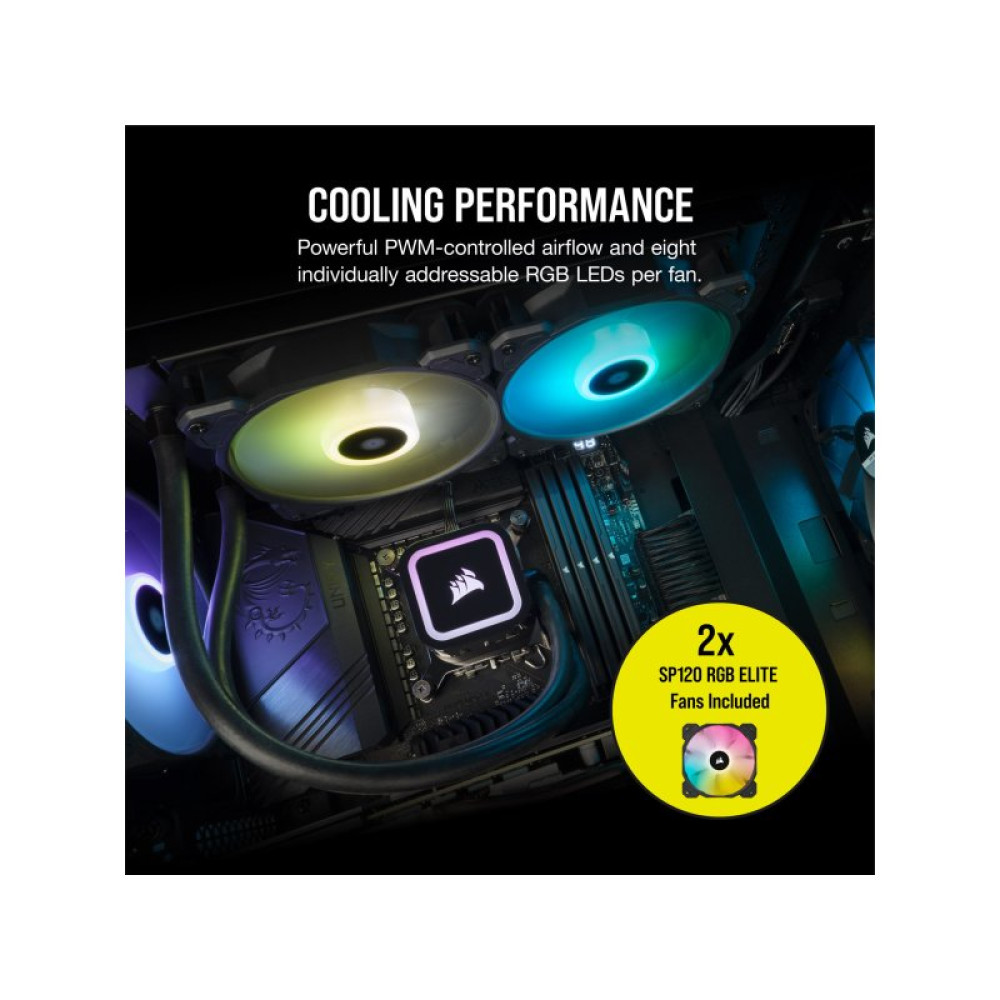 Система водяного охлаждения Corsair iCUE H100x RGB Elite (CW-9060065-WW2)
