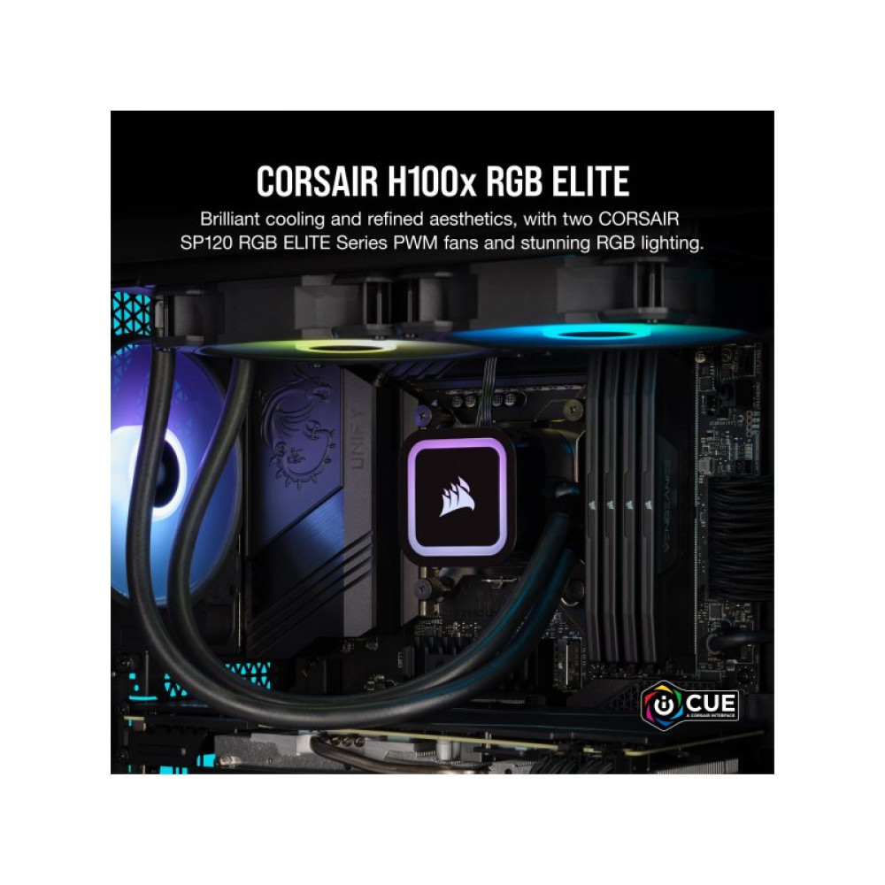 Система водяного охлаждения Corsair iCUE H100x RGB Elite (CW-9060065-WW2)