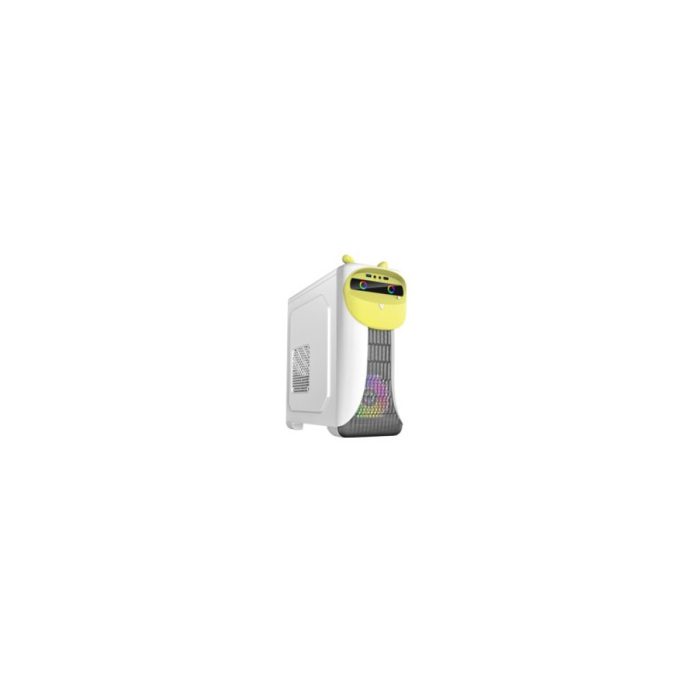 Корпус Gamemax CUTEOWL White-Yellow