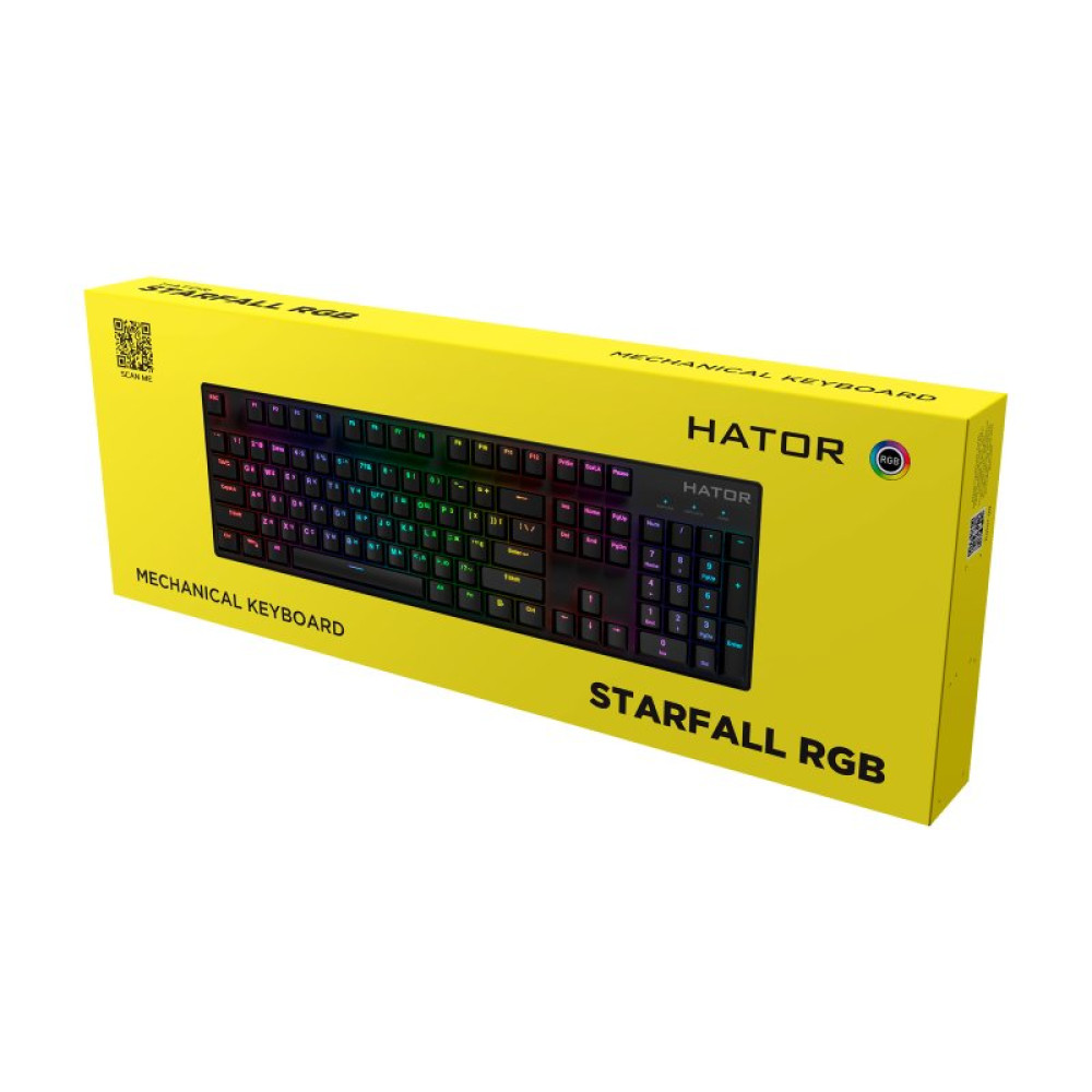Клавіатура Hator Starfall RGB Pink switch Black (HTK-599)