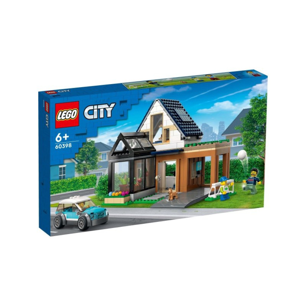 Конструктор LEGO City Сімейний будинок й електромобіль (60398)
