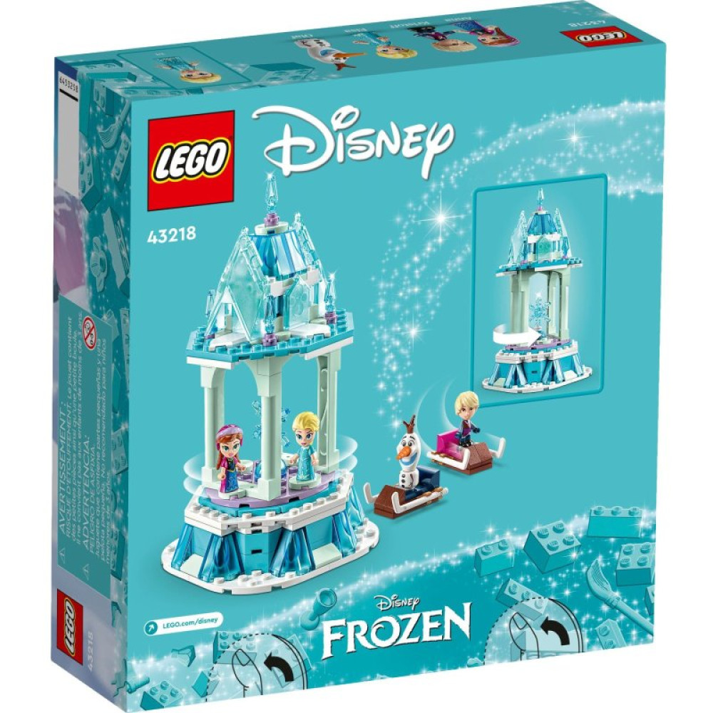 Конструктор LEGO Disney Очаровательная карусель Анны и Эльзы (43218)