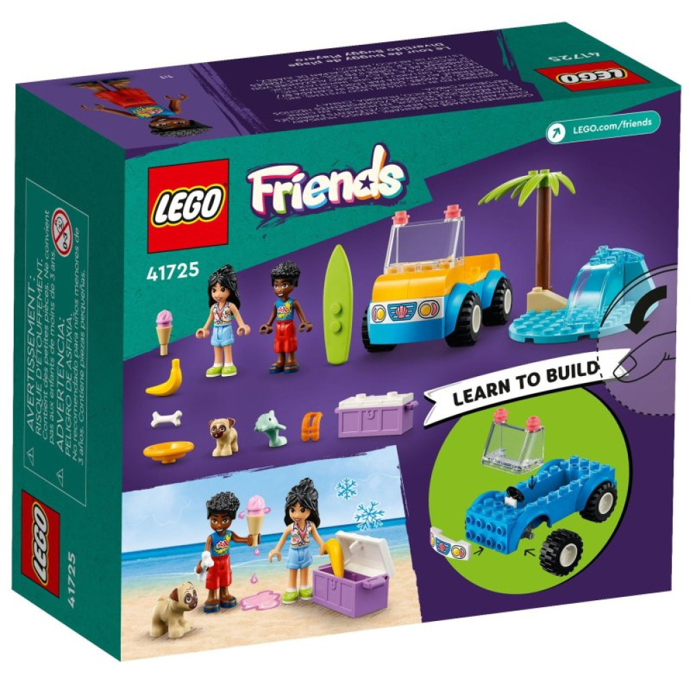 Конструктор LEGO Friends Развлечения на пляжном кабриолете (41725)