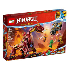 Конструктор LEGO Ninjago Вулканический Дракон, трансформирующий Хитвейва 479 деталей (71793) Конструктор LEGO Ninjago Вулканический Дракон, трансформирующий Хитвейва 479 деталей (71793)