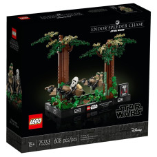 Конструктор LEGO Star Wars Диорама Погоня на спидере на Эндоре 608 деталей (75353) Конструктор LEGO Star Wars Диорама Погоня на спидере на Эндоре 608 деталей (75353)