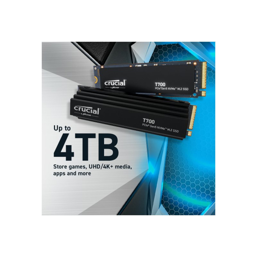 Накопитель SSD M.2 2280 4TB T700 Micron (CT4000T700SSD3)