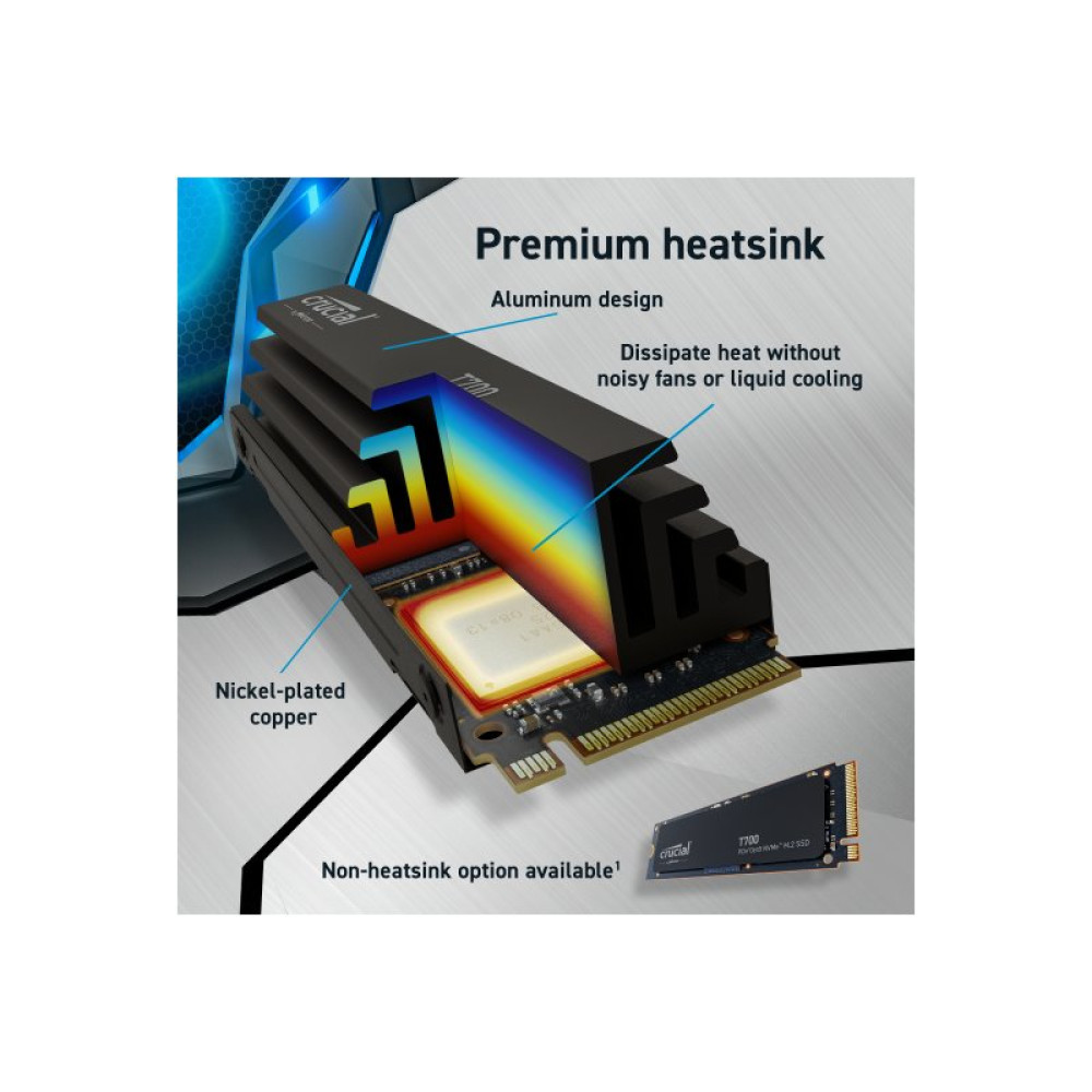 Накопитель SSD M.2 2280 4TB T700 Micron (CT4000T700SSD3)