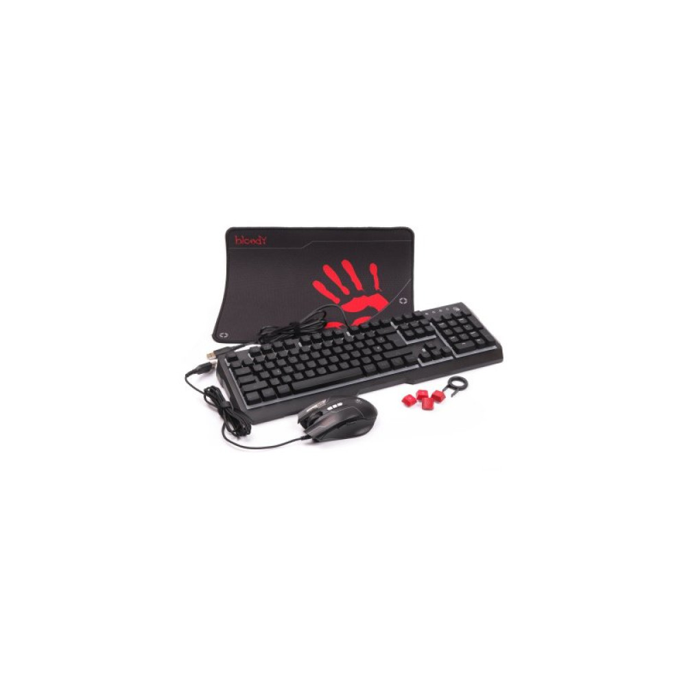 Комплект A4Tech Bloody B1700 USB Black (Bloody B1700 Black)