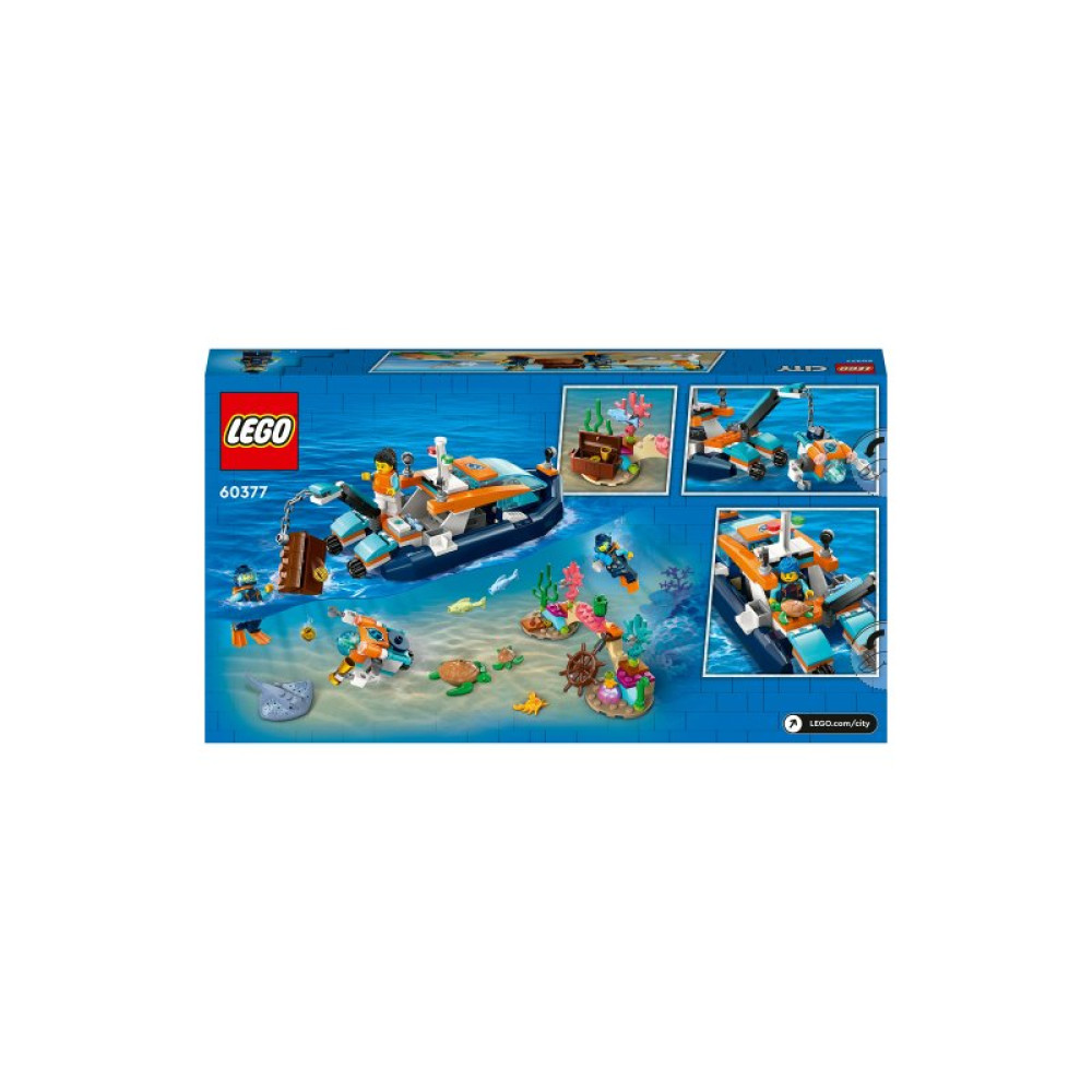 Конструктор LEGO City Исследовательская подлодка 182 деталей (60377)