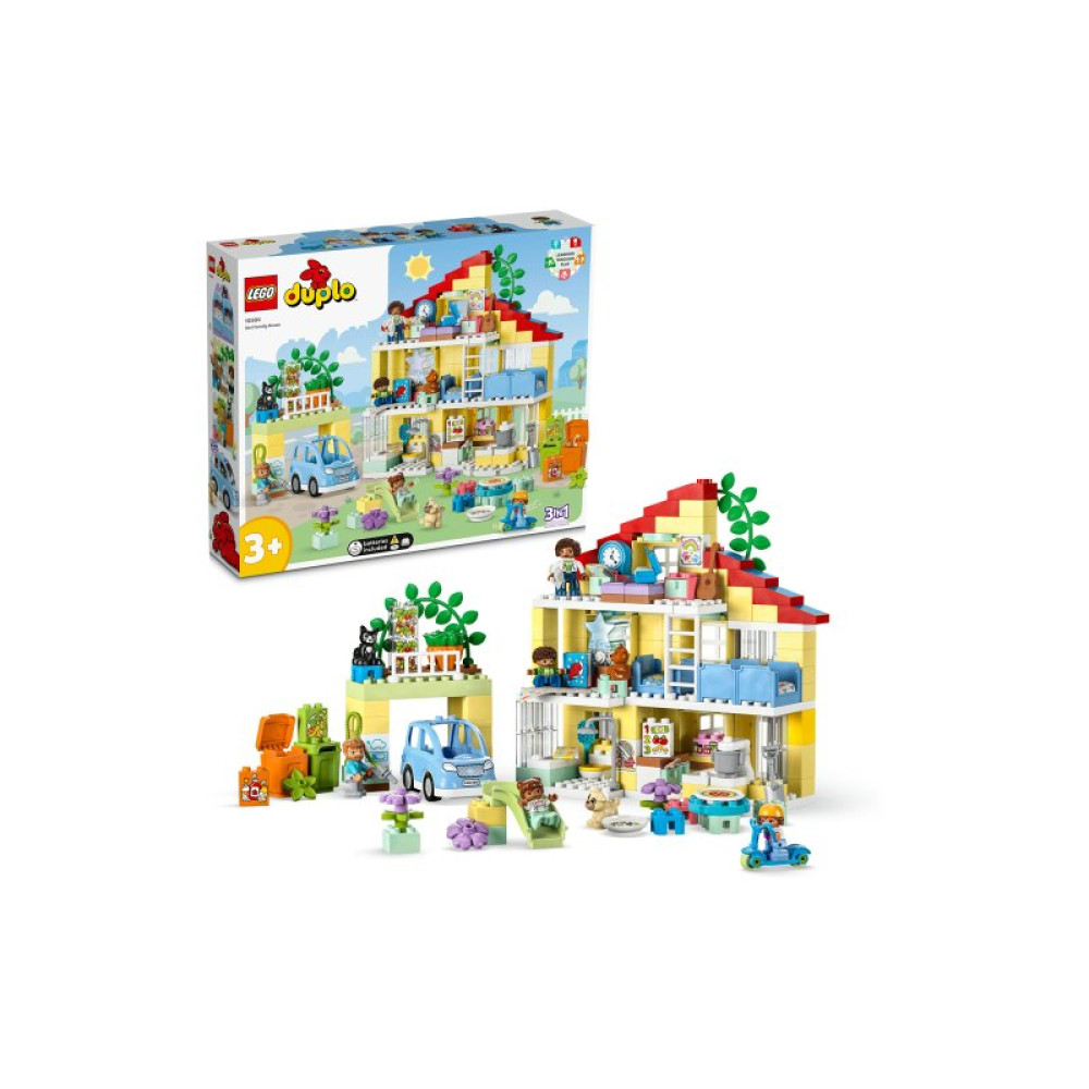 Конструктор LEGO DUPLO Семейный дом 3 в 1 218 деталей (10994)
