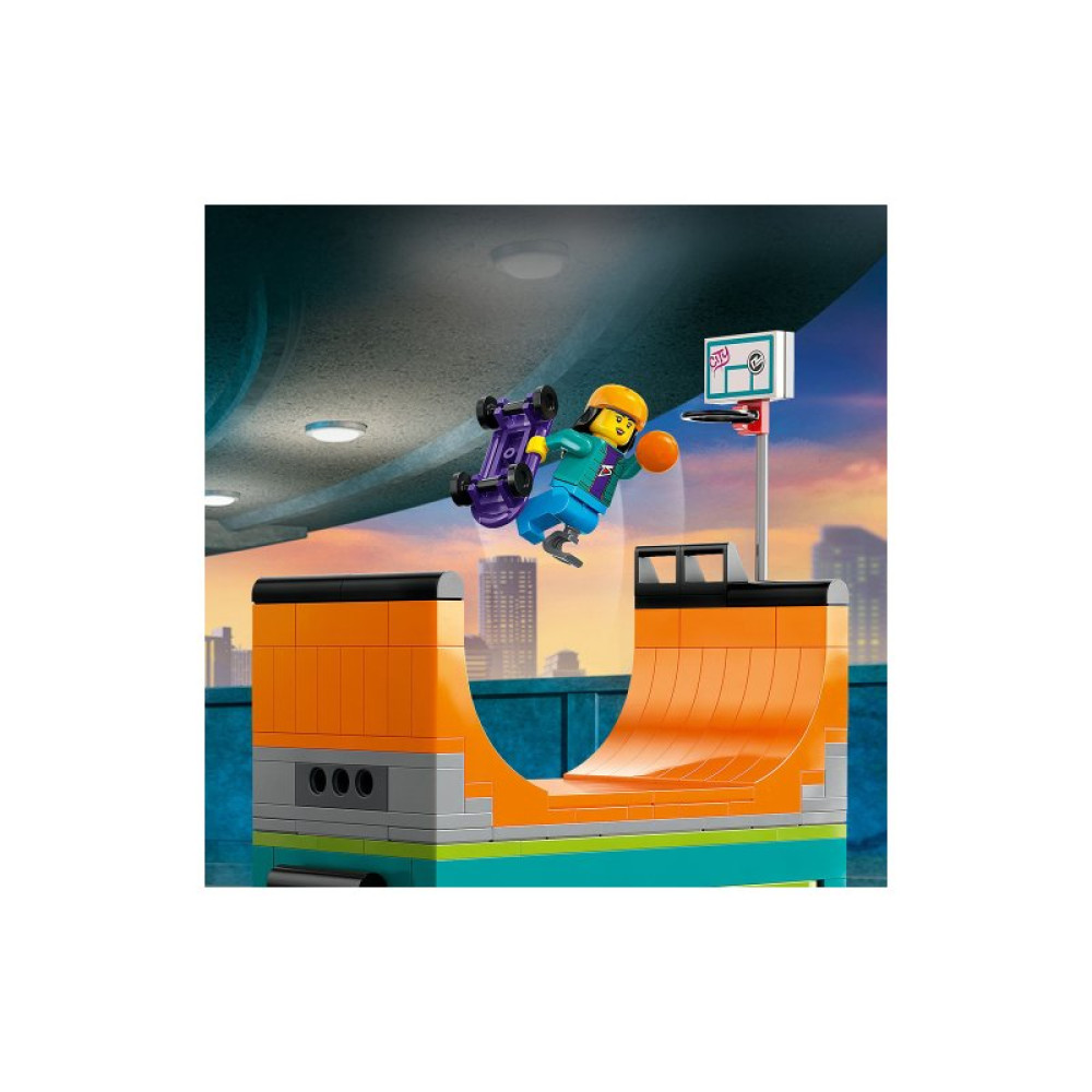 Конструктор LEGO City Уличный скейтпарк 454 деталей (60364)