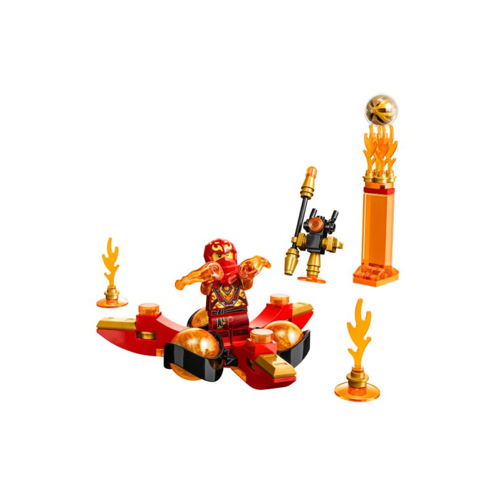 Конструктор LEGO Ninjago Суперсила дракона Кая сальто спин-джитсу 72 деталей (71777)