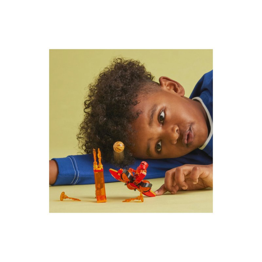 Конструктор LEGO Ninjago Суперсила дракона Кая сальто спин-джитсу 72 деталей (71777)