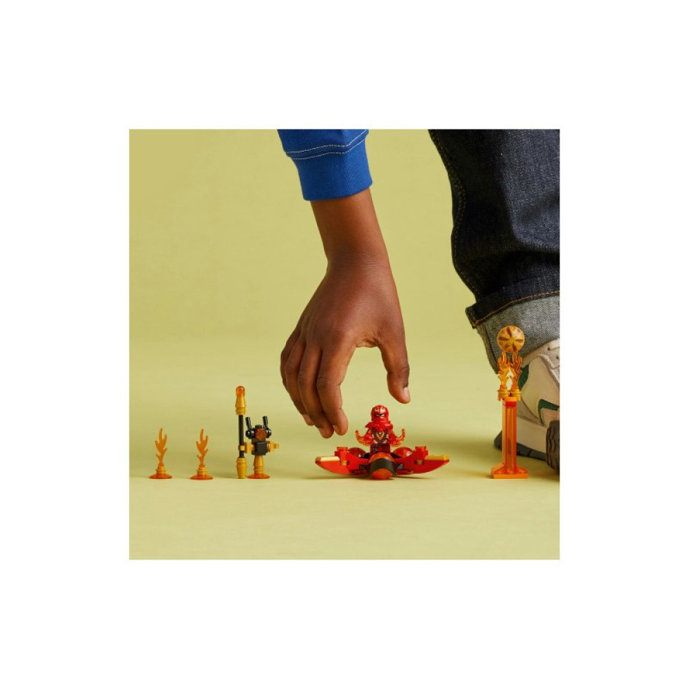 Конструктор LEGO Ninjago Суперсила дракона Кая сальто спин-джитсу 72 деталей (71777)