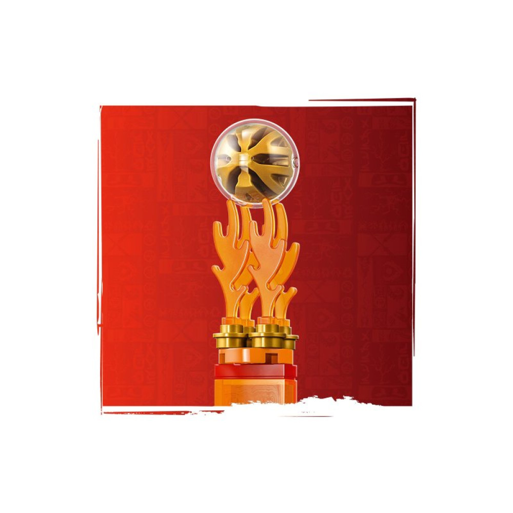 Конструктор LEGO Ninjago Суперсила дракона Кая сальто спин-джитсу 72 деталей (71777)