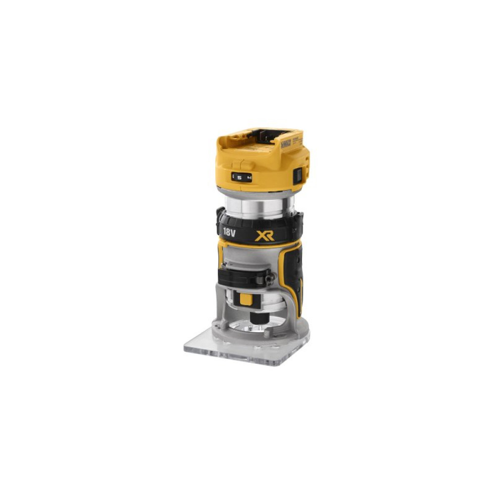 Фрезер DeWALT 18В XR Li-lon, безщітковий, 16000-25500 об/хв, цанга 6-8 мм (без АКБ та ЗП) (DCW600N)