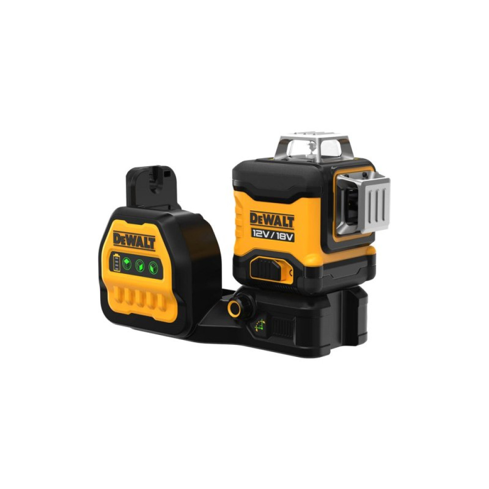 Лазерний нівелір DeWALT лінійний 10.8/12/18В XR Li-Ion, зелений промінь, 1x2Ah 18V, TSTAK (DCE089D1G18)