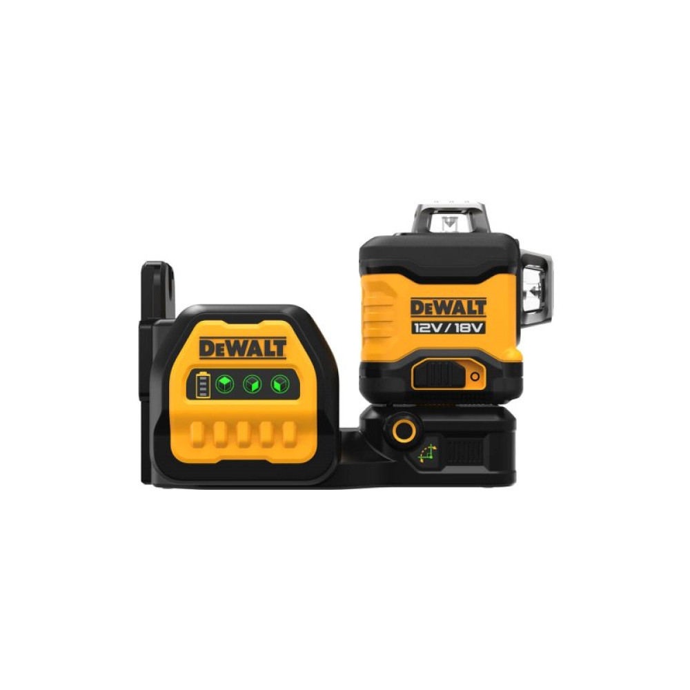 Лазерний нівелір DeWALT лінійний 10.8/12/18В XR Li-Ion, зелений промінь, 1x2Ah 18V, TSTAK (DCE089D1G18)
