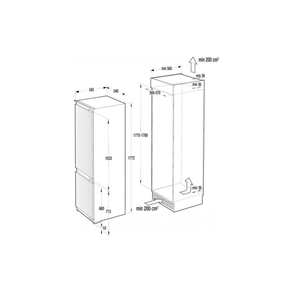 Холодильник Gorenje RKI2181E1