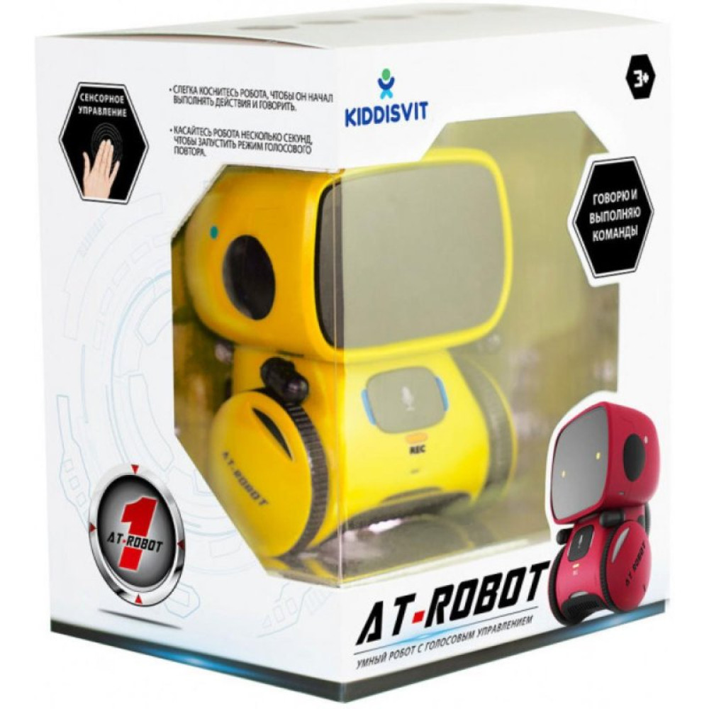 Интерактивная игрушка AT-Robot робот с голосовым управлением желтый,укр (AT001-03-UKR)