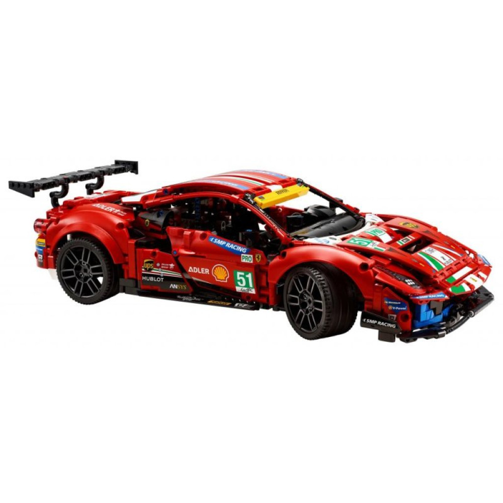 Конструктор LEGO Technic Ferrari 488 GTE AF Corse 51 1677 деталей (42125)