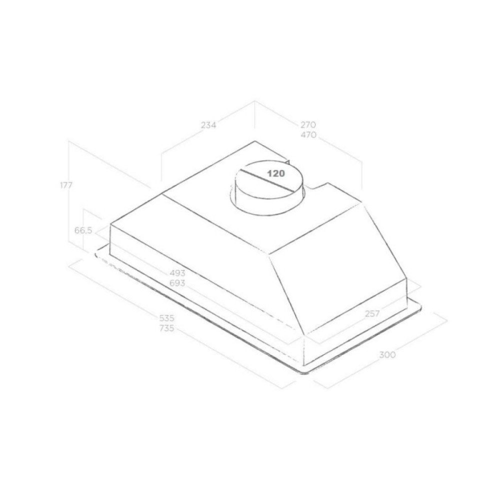 Витяжка кухонна Elica ERA C BL/A/52