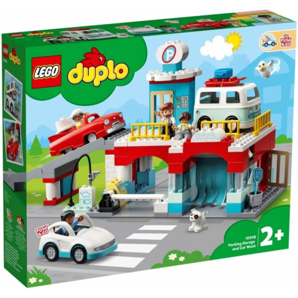 Конструктор LEGO Duplo Гараж и автомойка 112 деталей (10948)