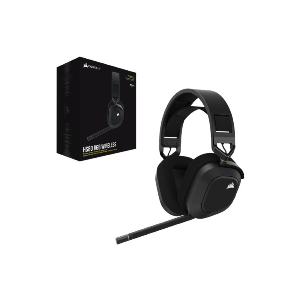 Наушники Corsair HS80 RGB Wireless Carbon (CA-9011235-EU)