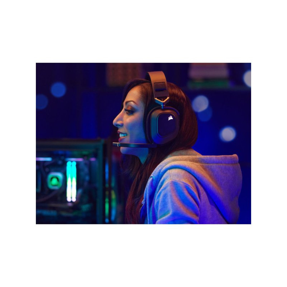 Наушники Corsair HS80 RGB Wireless Carbon (CA-9011235-EU)