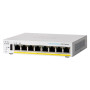 Комутатор мережевий Cisco CBS250-8PP-D-EU