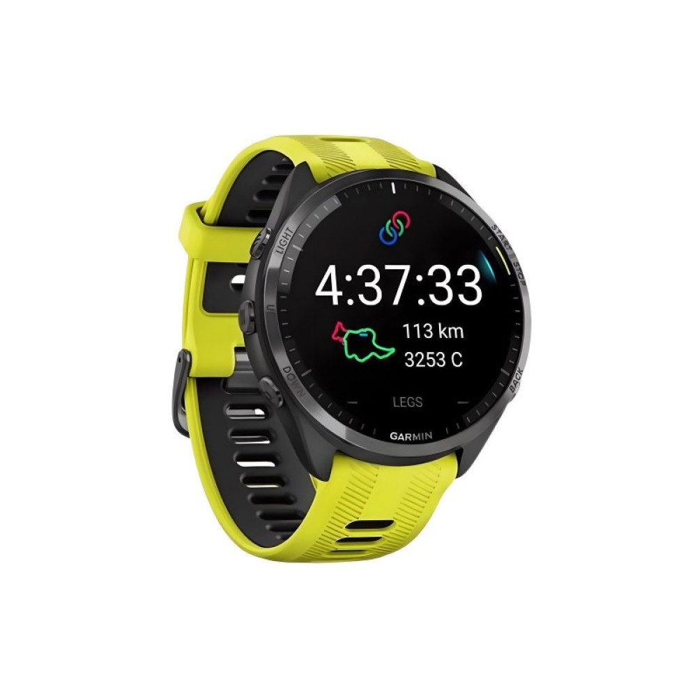 Смарт-годинник Garmin Forerunner 965, Amp Yellow, GPS (010-02809-12)