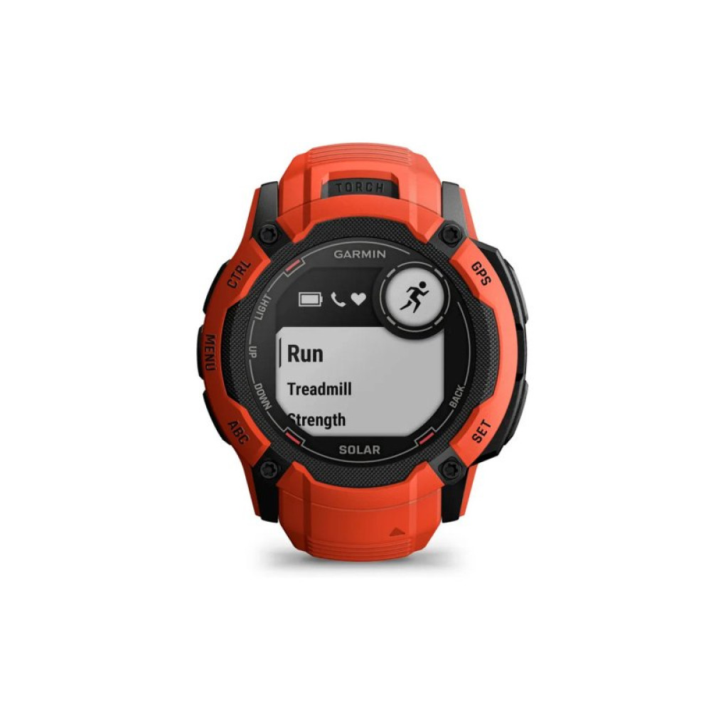 Смарт-часы Garmin Instinct 2X, Solar, Flame Red, GPS (010-02805-01)