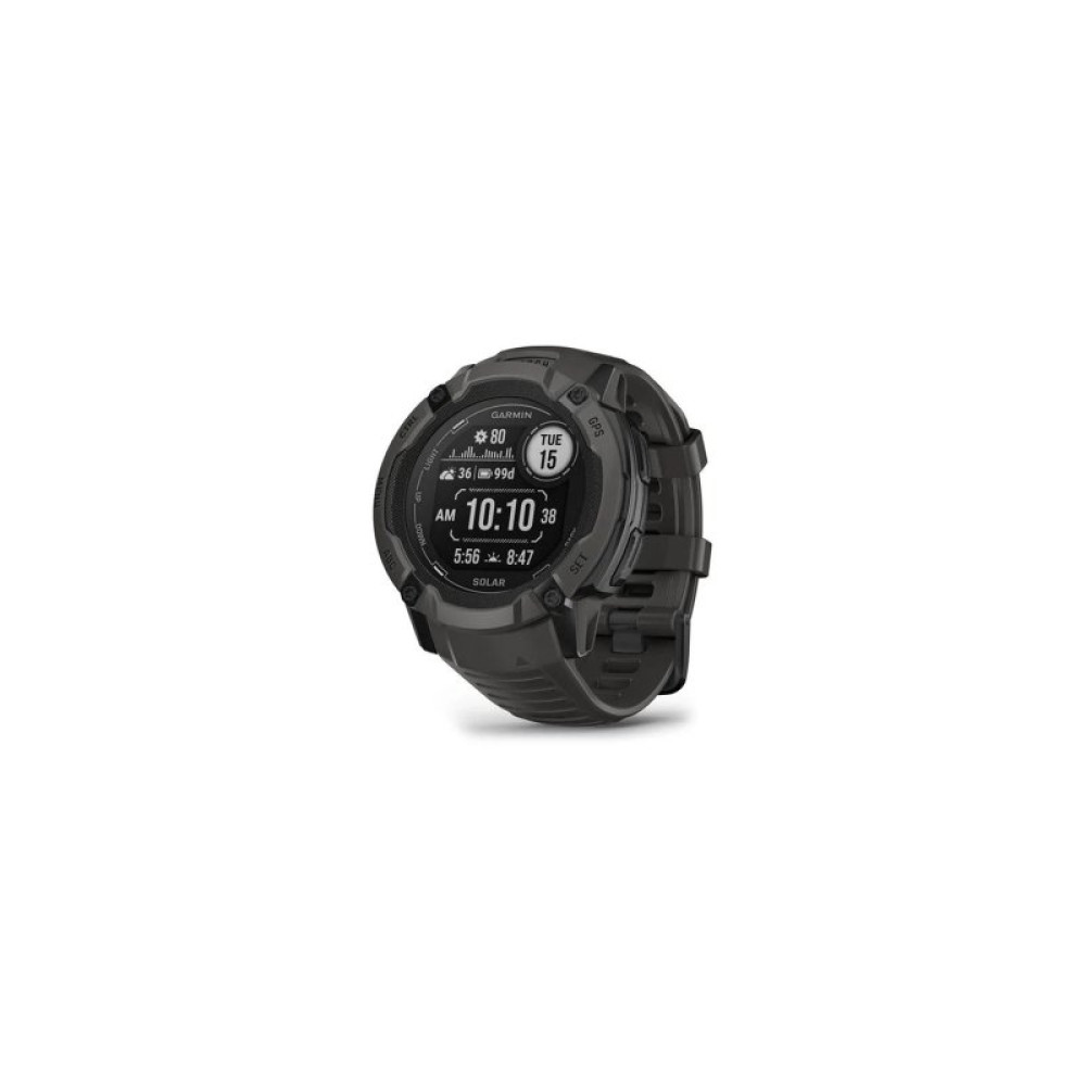 Смарт-часы Garmin Instinct 2X, Solar, Graphite, GPS (010-02805-00)