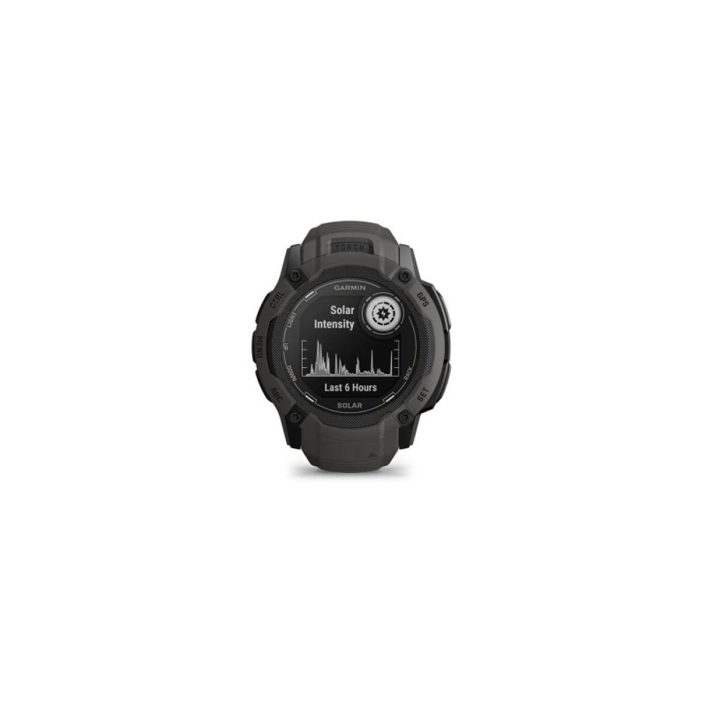 Смарт-часы Garmin Instinct 2X, Solar, Graphite, GPS (010-02805-00)