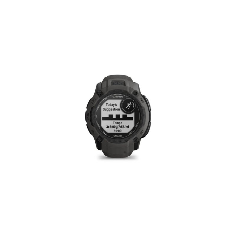 Смарт-часы Garmin Instinct 2X, Solar, Graphite, GPS (010-02805-00)