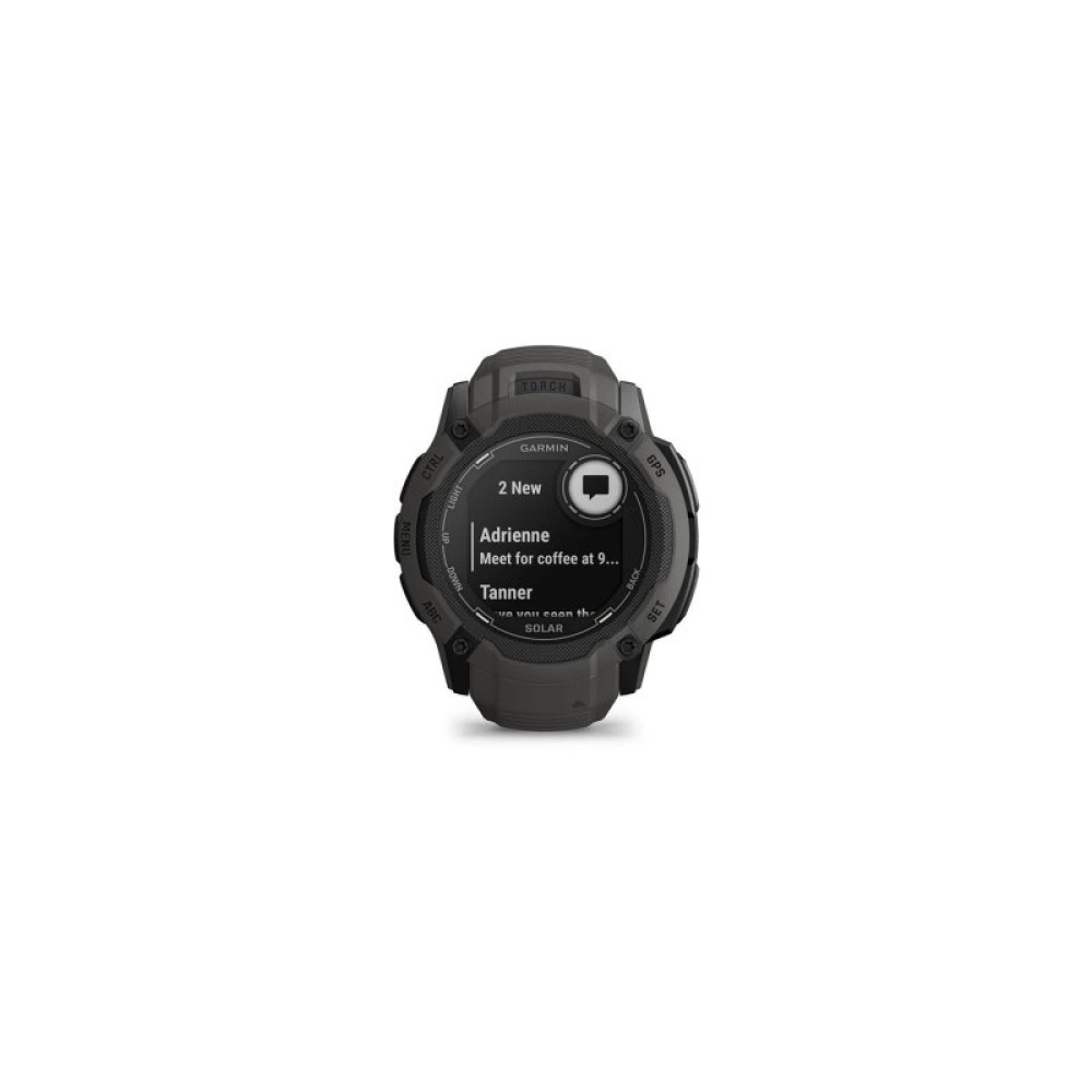 Смарт-часы Garmin Instinct 2X, Solar, Graphite, GPS (010-02805-00)