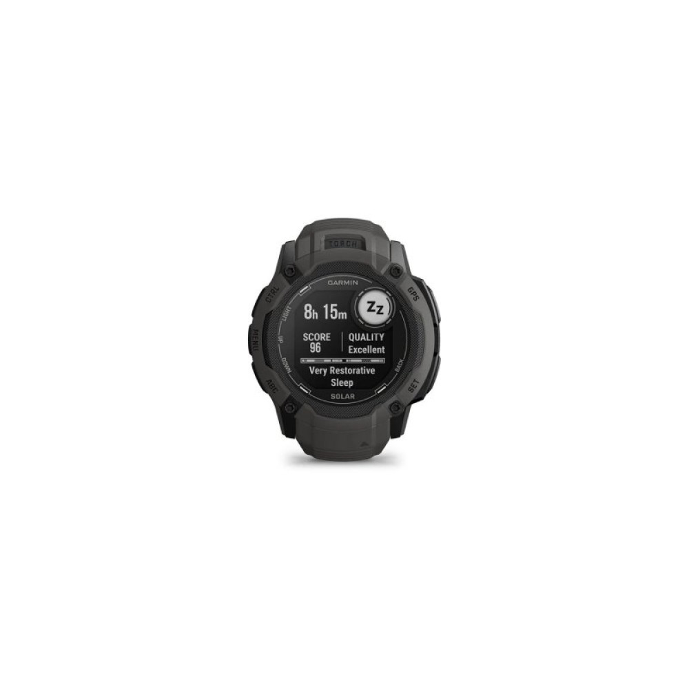 Смарт-часы Garmin Instinct 2X, Solar, Graphite, GPS (010-02805-00)