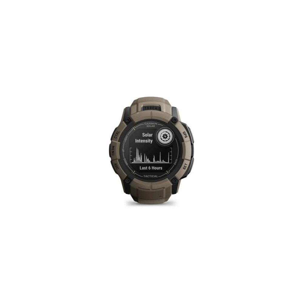 Смарт-годинник Garmin Instinct 2X, Solar, Tactical Edition, Coyote Tan, GPS (010-02805-02)