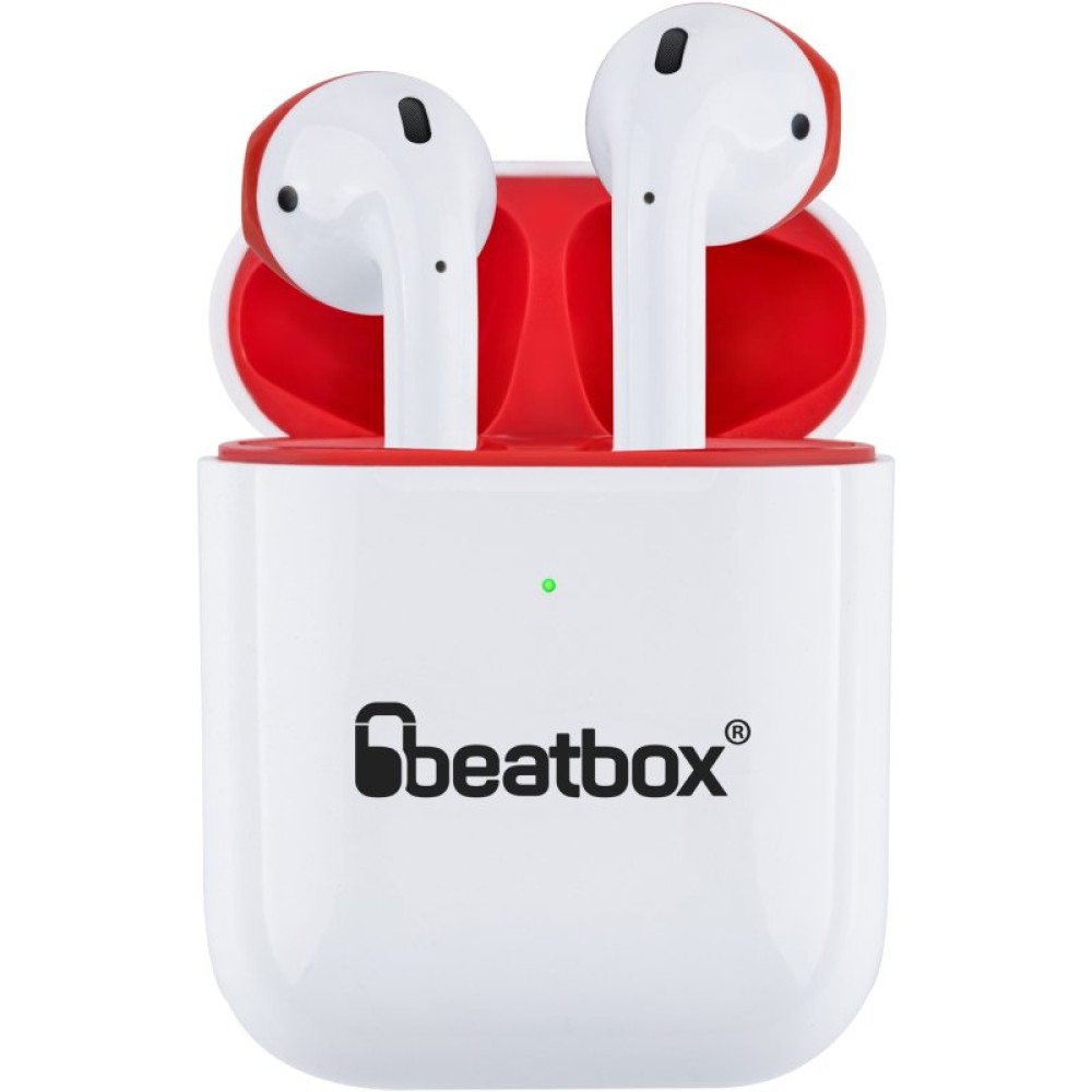 Наушники BeatBox PODS AIR 2 Wireless Charging White-Red (bbpair2wcwr)