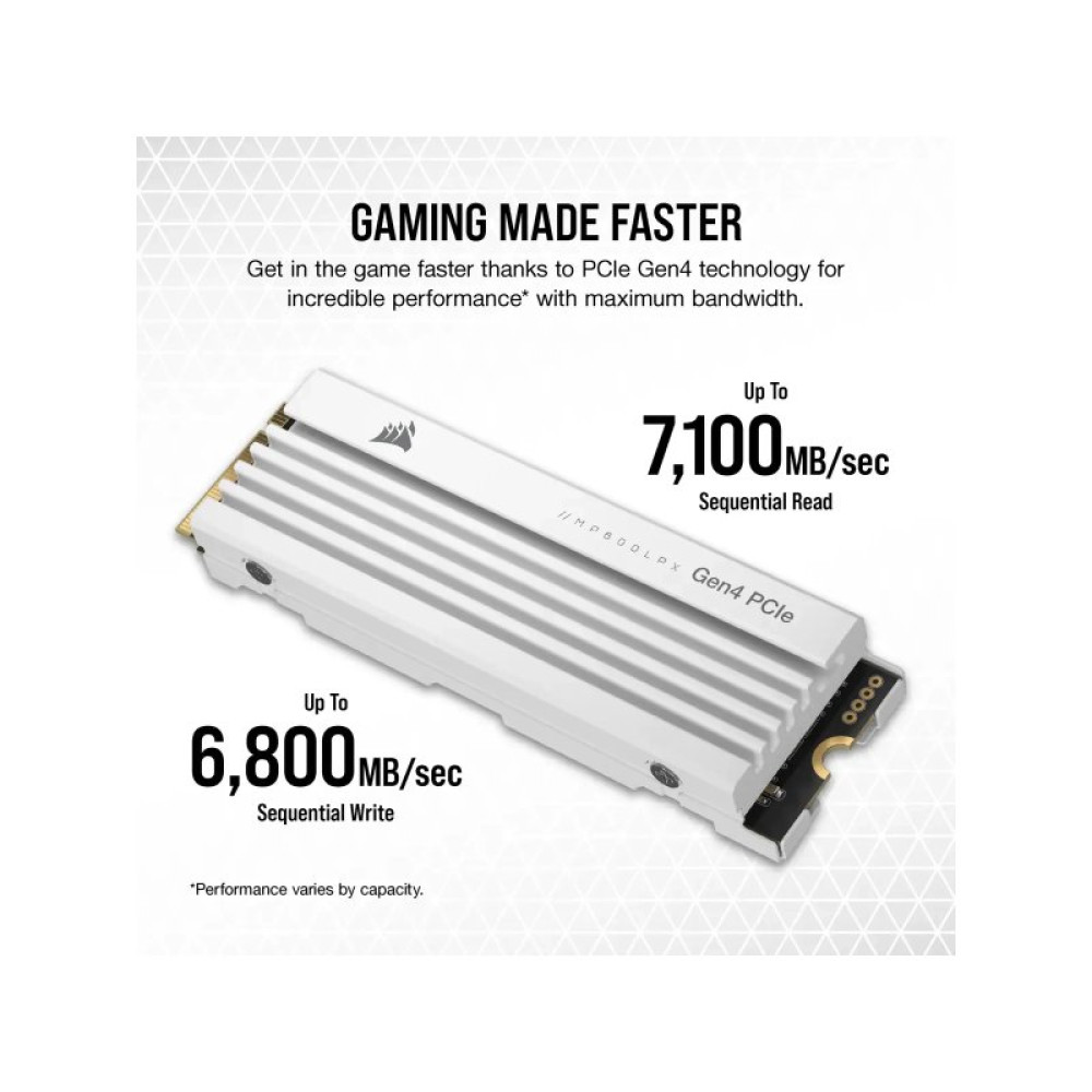 Накопитель SSD M.2 2280 2TB MP600PRO LPX Corsair (CSSD-F2000GBMP600PLPW)