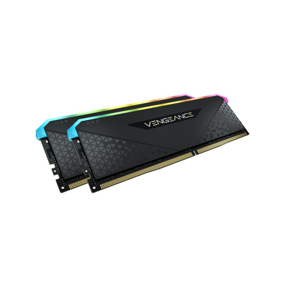 Модуль памяти для компьютера DDR4 64GB (2x32GB) 3600 MHz Vengeance RGB RS Corsair (CMG64GX4M2D3600C18)