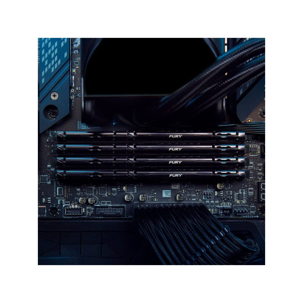 Модуль пам'яті для комп'ютера DDR5 16GB (2x8GB) 6000 MHz Beast Kingston Fury (ex.HyperX) (KF560C36BBEK2-16)