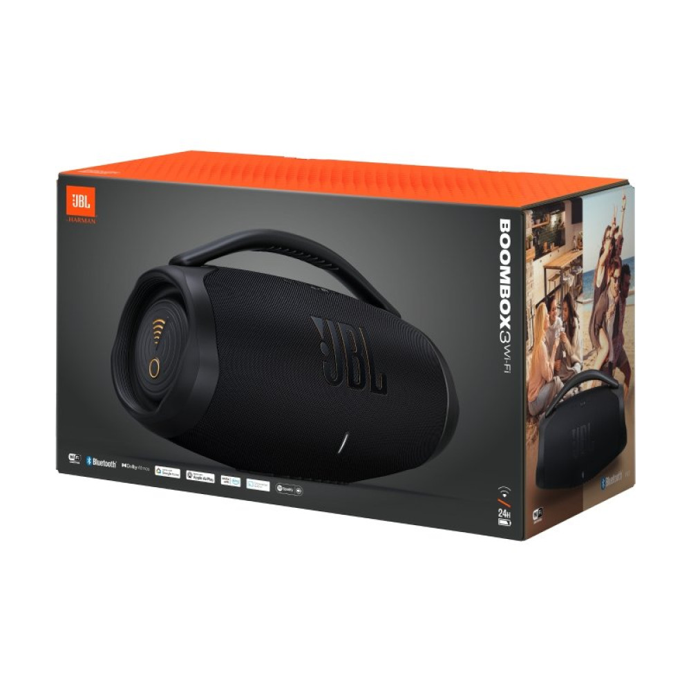 Акустическая система JBL Boombox 3 Wi-Fi Black (JBLBB3WIFIBLKEP)