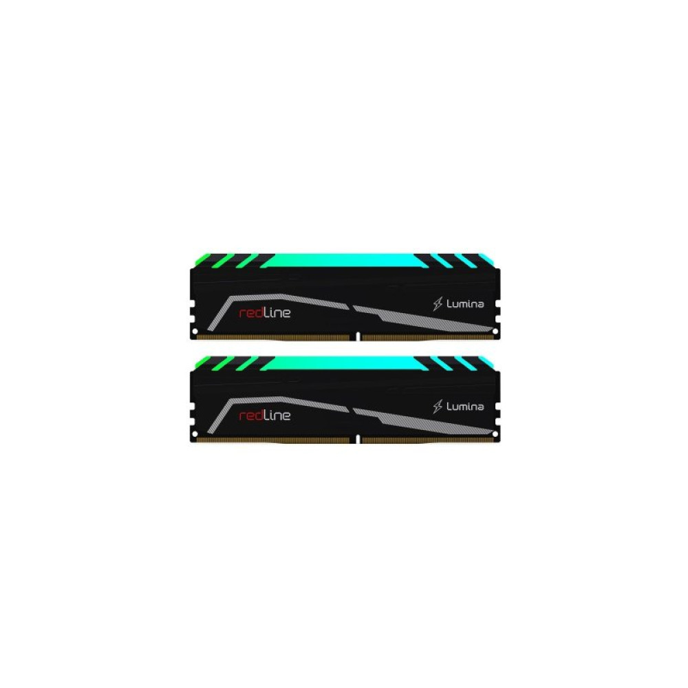 Модуль пам'яті для комп'ютера DDR4 16GB (2x8GB) 3200 MHz Redline Lumina RGB Mushkin (MLA4C320GJJM8GX2)