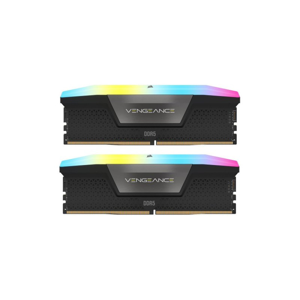 Модуль памяти для компьютера DDR5 32GB (2x16GB) 7200 MHz Vengeance RGB Corsair (CMH32GX5M2X7200C34)