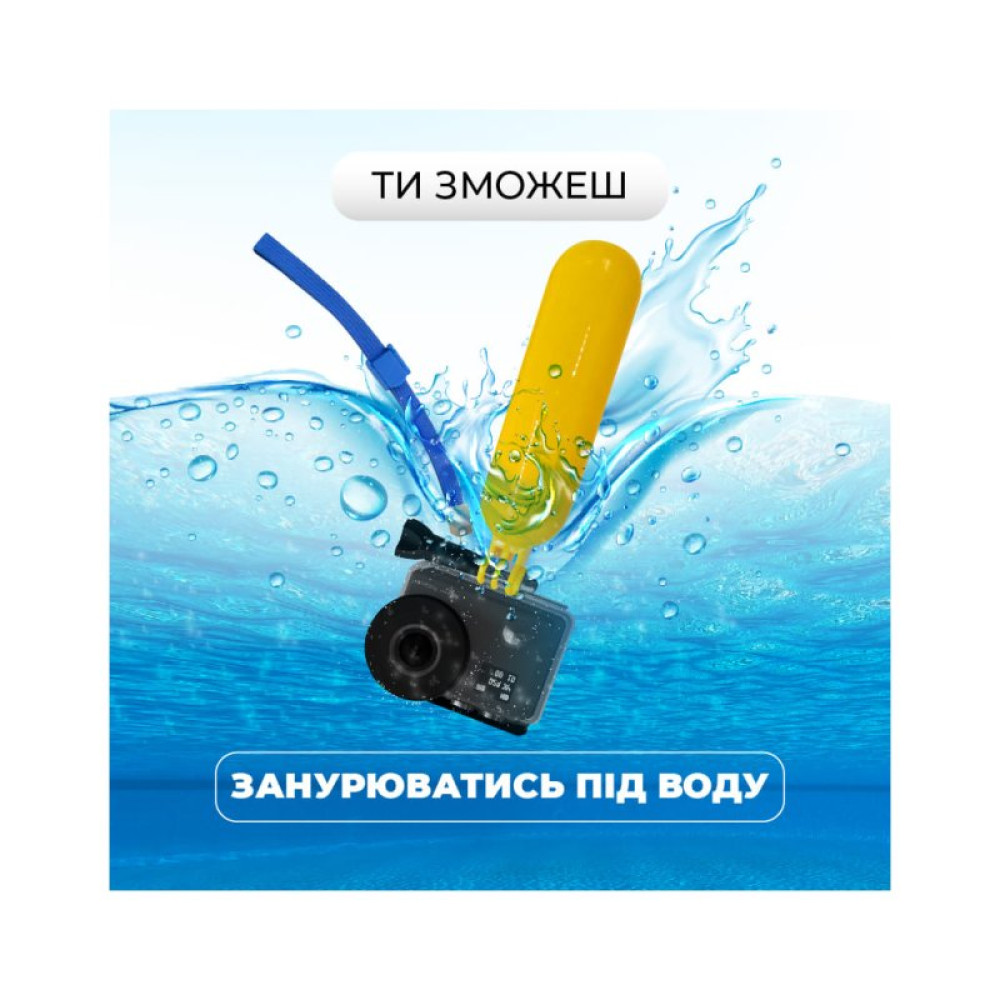 Экшн-камера AirOn ProCam 8 Black Blogger Kit 30 in 1 (69477915500063)