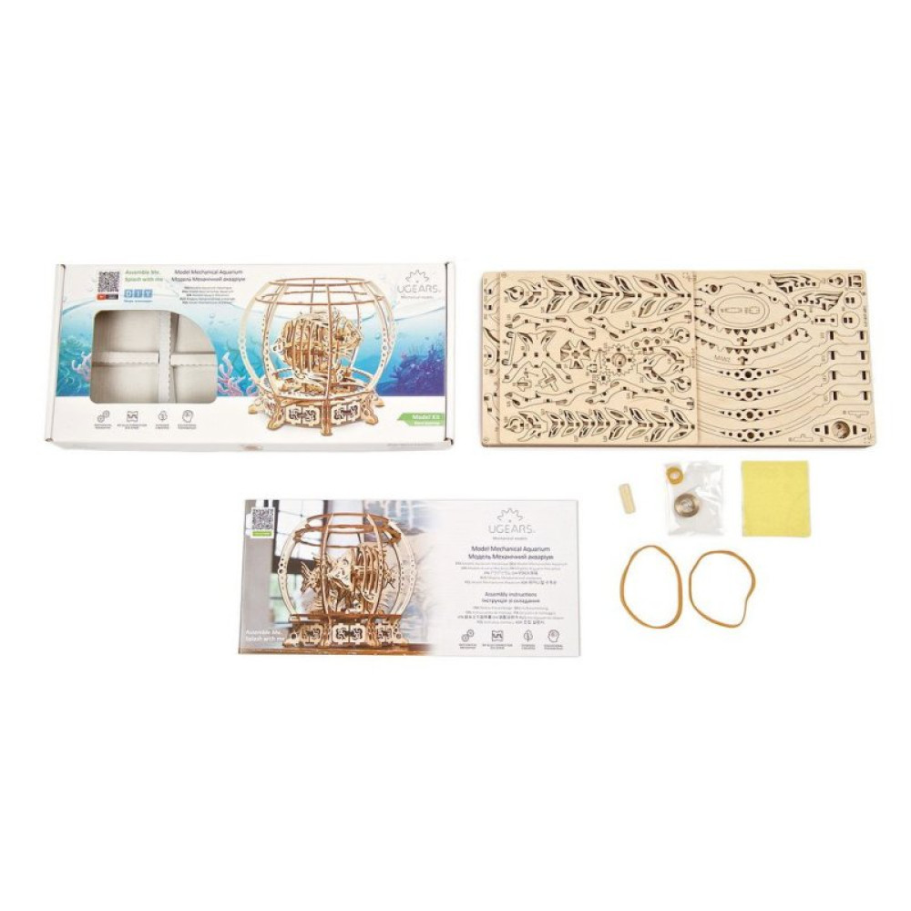 Конструктор Ugears Механический аквариум (70155) Конструктор Ugears Механический аквариум (70155)