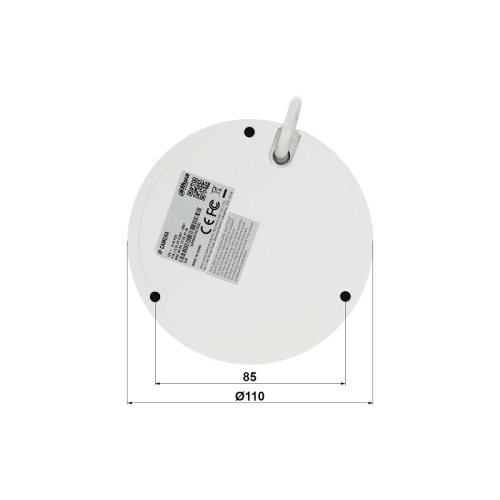 Камера відеоспостереження Dahua DH-IPC-HDBW2441E-S (2.8)