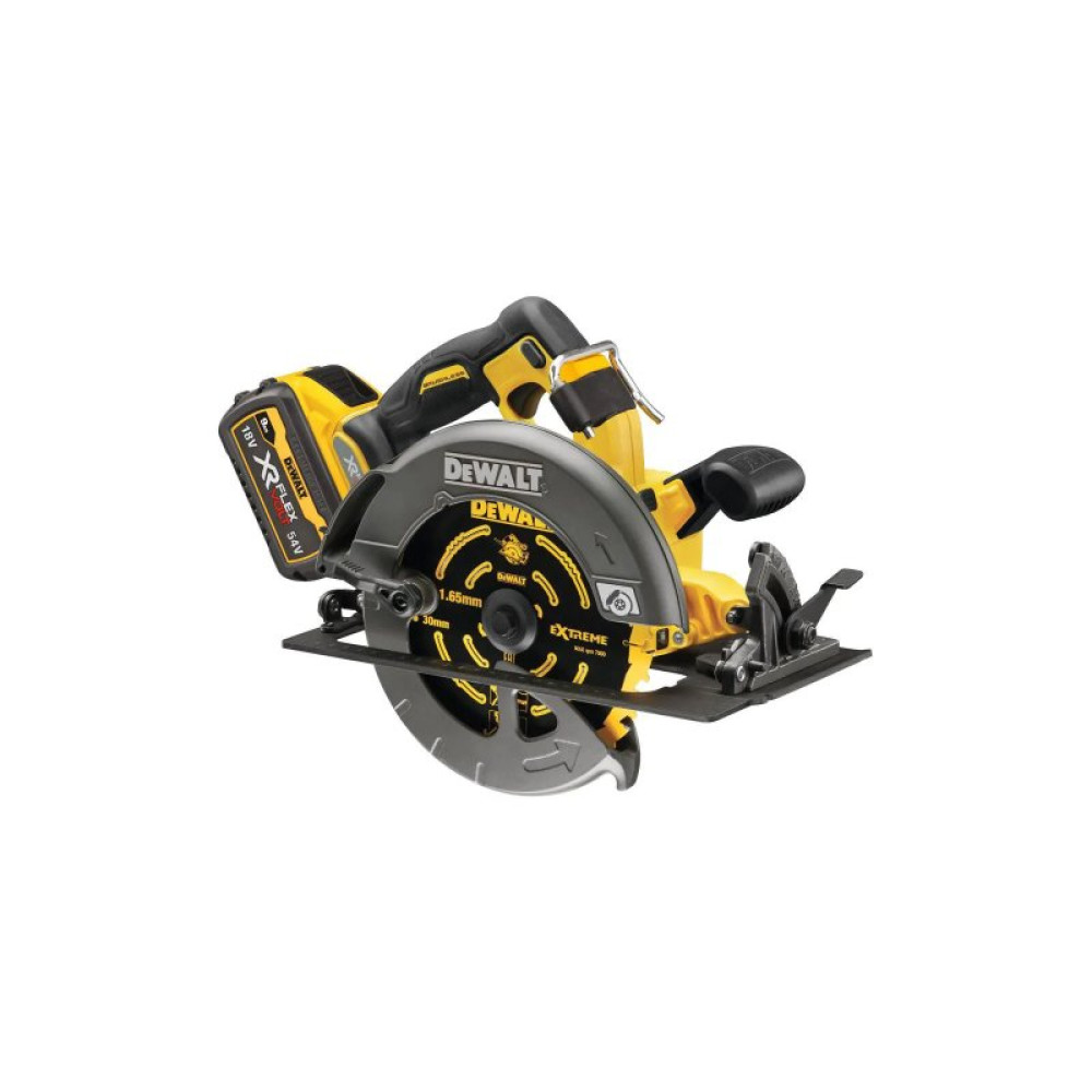 Дискова пила DeWALT 54В XR FLEXVOLT Li-lon диск 190х30 мм, 2x3Ah, 3.6 кг, кейс TSTAK (DCS578X2)