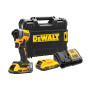 Шуруповерт DeWALT ударний 18 В XR Li-Ion, 2x2Ah, 206 Нм, 2 Аг, 3250 об/хв, TSTAK (DCF850D2T)